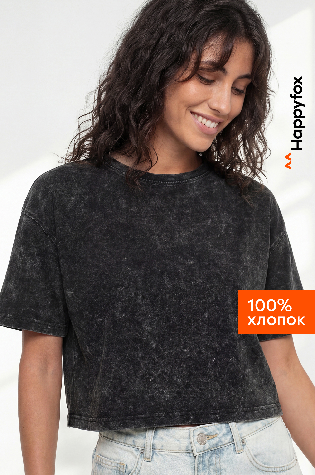Женская футболка Happy Fox