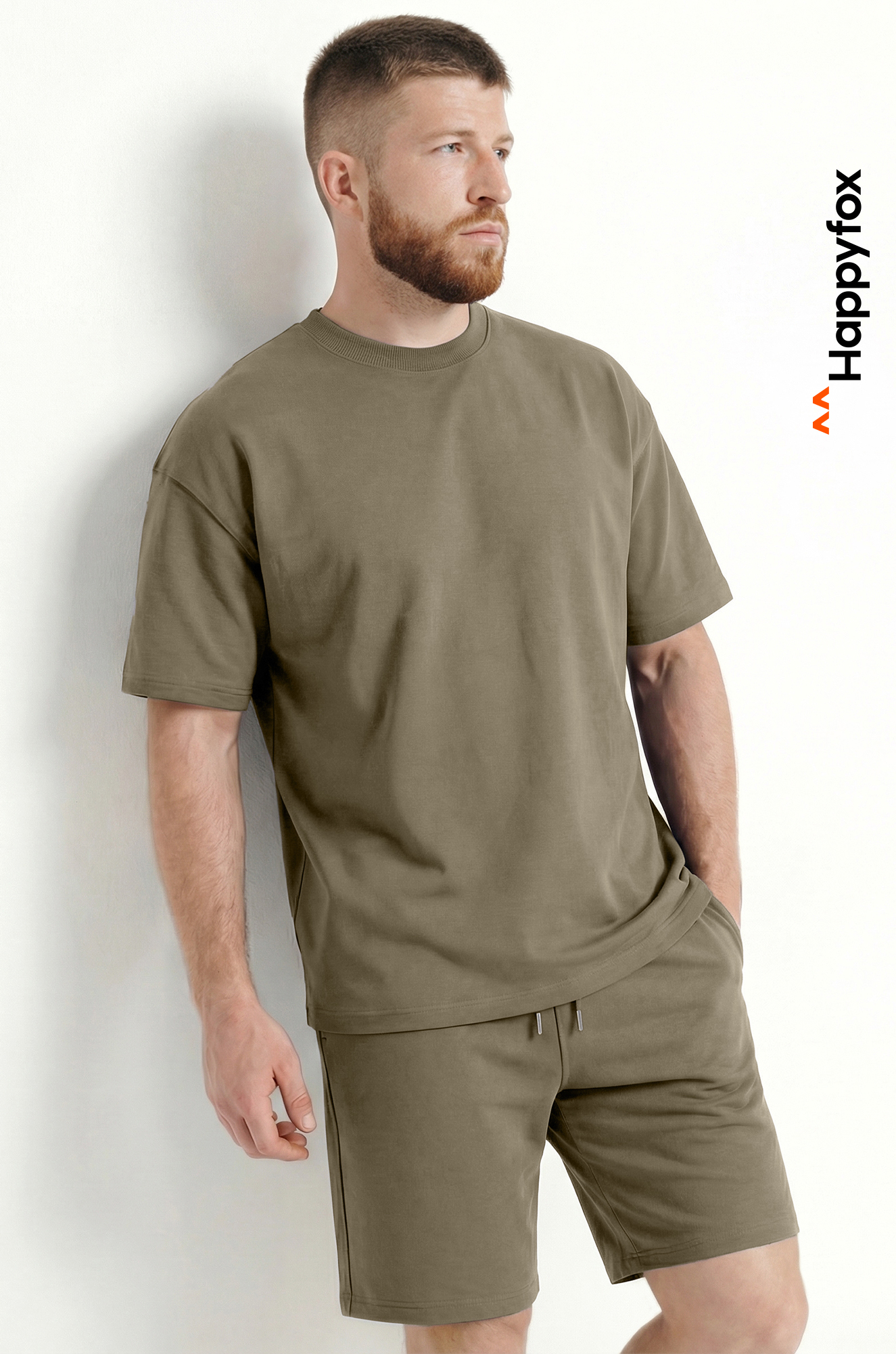 Мужской костюм из футера с шортами Happyfox