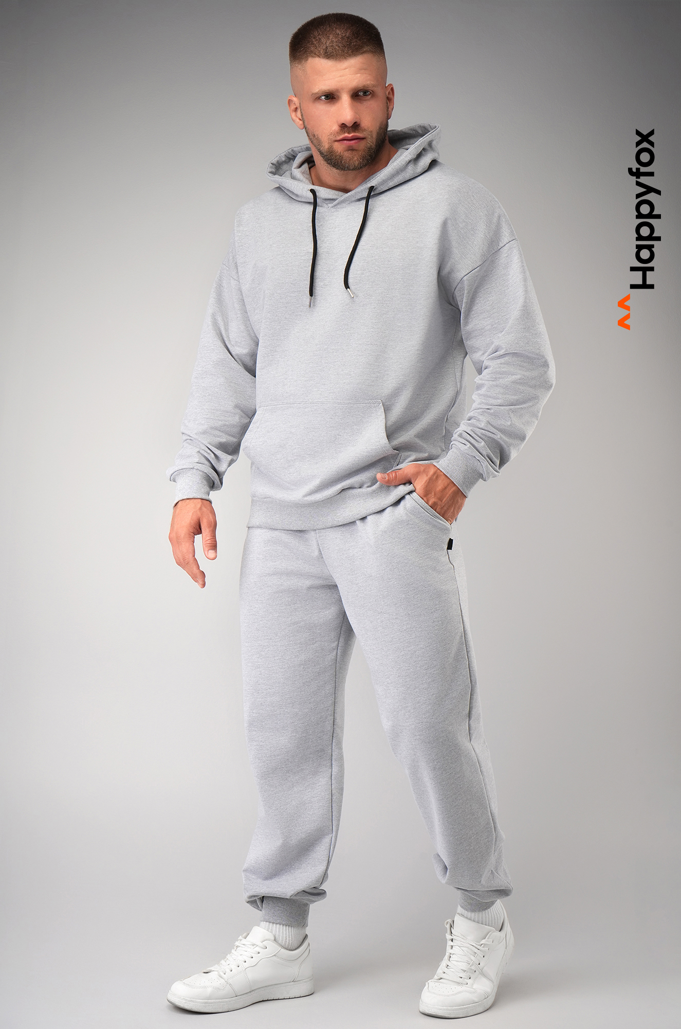 Мужской костюм из футера двухнитки Happyfox
